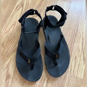 Teva Black Open-Toe Ankle-Strap Sandals